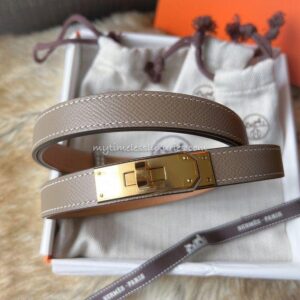 Hermes Grey Belt