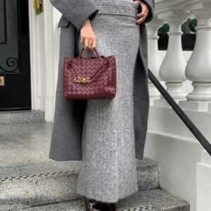 Bottega Venetia Burgundy