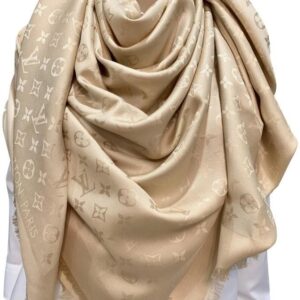 💥LV scarf gold rectangular
