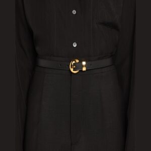 Belts loewe pebble leathher