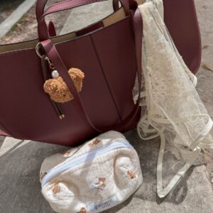 Polene Cyme Medium Burgundy