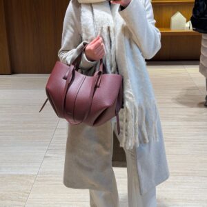 Polene Cyme Large Burgundy