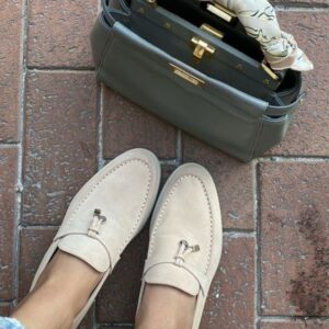 Loropiana beige Genuine leather